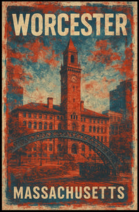 Worcester, Massachusetts Poster