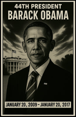 Barack Obama 44Th President Poster