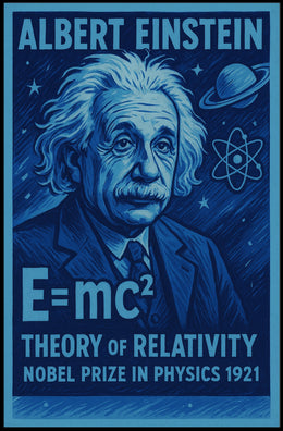 Albert Einstein And The Theory Of Poster