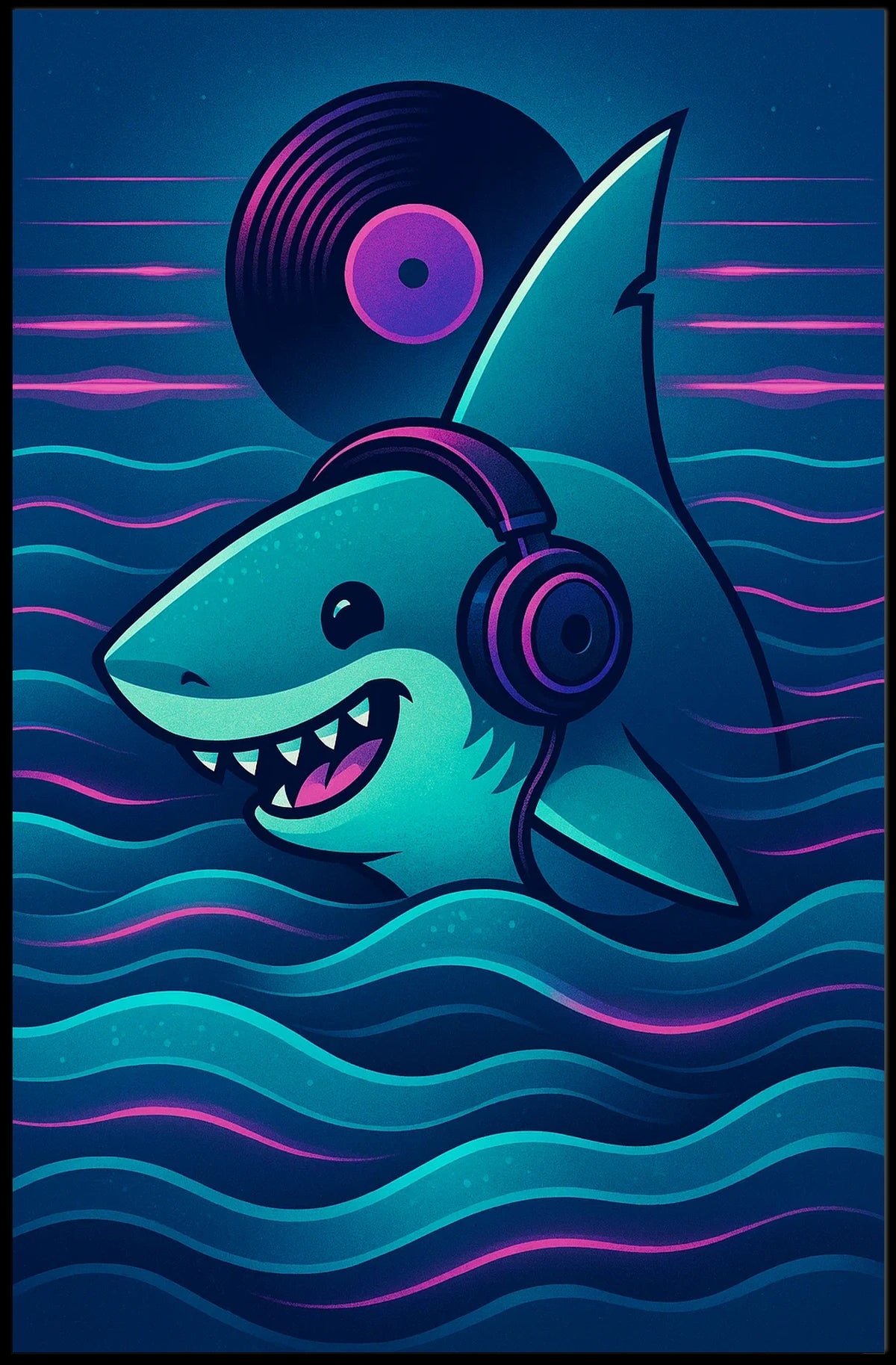 Groove Shark Poster
