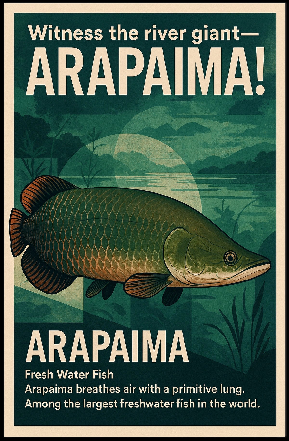 Arapaima The River Giant Poster