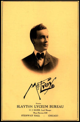 Vintage Slayton Lyceum Bureau Cultural Poster
