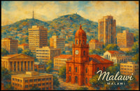 Malawi Scenic View Photography Realism Wanderlust Poster