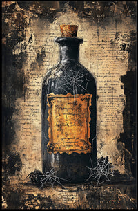 Vintage Potion Bottle Vintage Poster