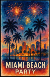 Miami Beach Celebration Poster