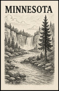 Minnesota Wilderness Poster