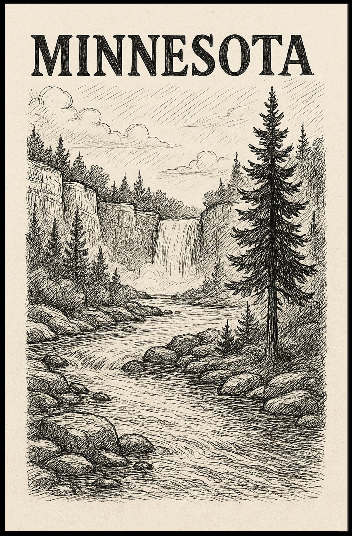 Minnesota Wilderness Poster