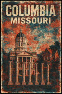 Columbia, Missouri Poster