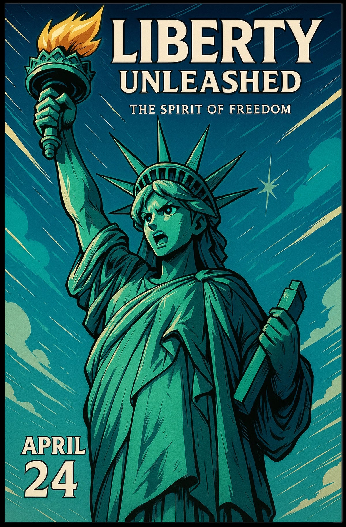 Liberty Unleashed The Spirit of Freedom Poster