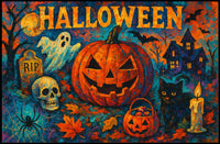 Gothic Halloween Night Urban Nocturnal Cityscape Photography Realism MuseumQuality ArchivalInks Collector Poster