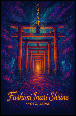 Fushimi Inari Shrine Kyoto, Japan Poster