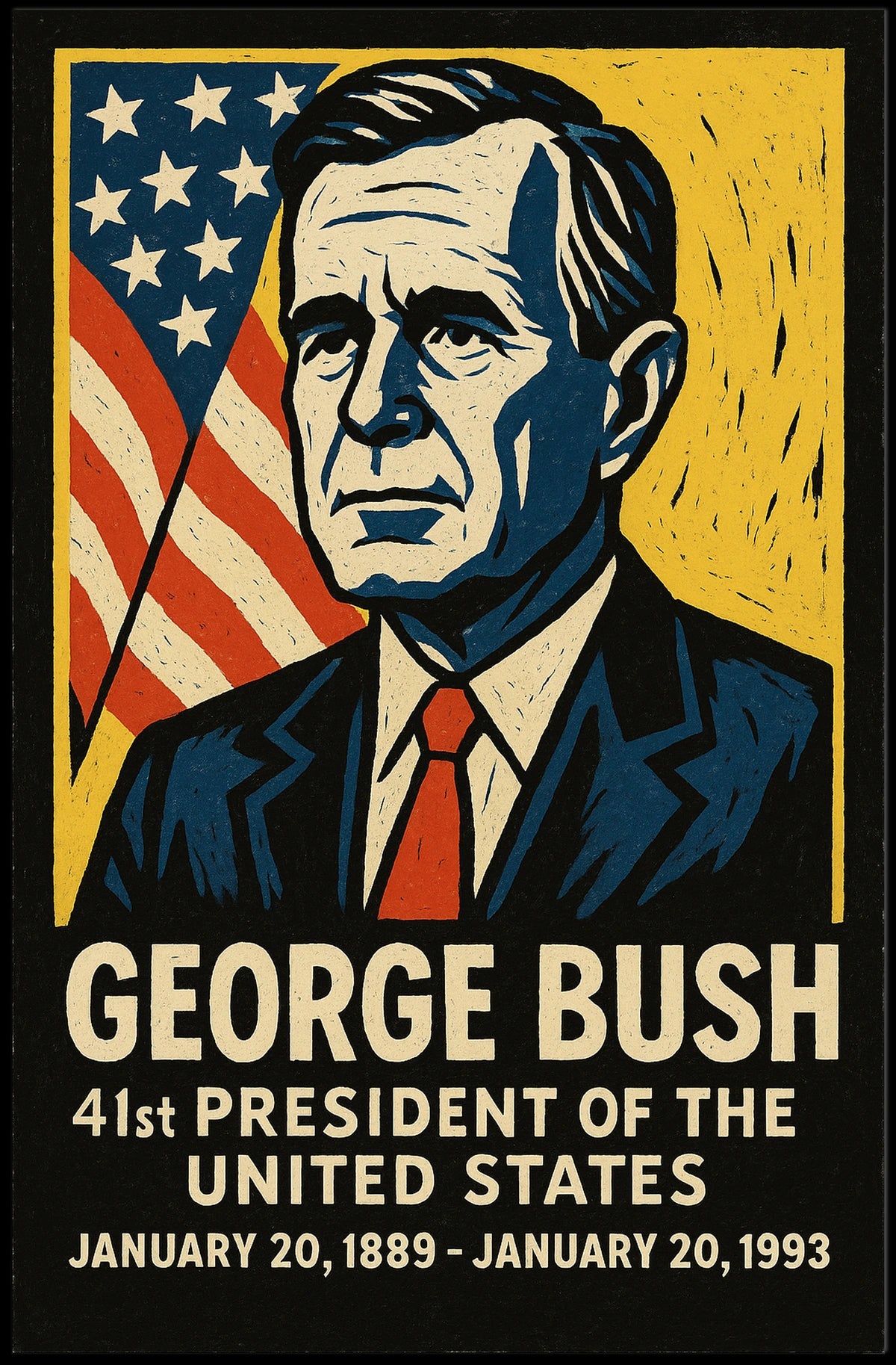 George Bush 41st President Poster