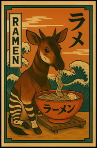 Okapi Ramen Delight Poster