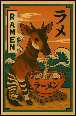 Okapi Ramen Delight Poster