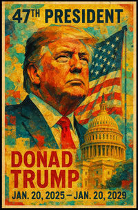 Donald Trump Bold Patriotism Pop Art Poster