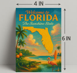 Welcome to Florida The Sunshine State Poster PosterGoat