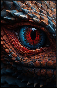 DragonS Gaze Poster