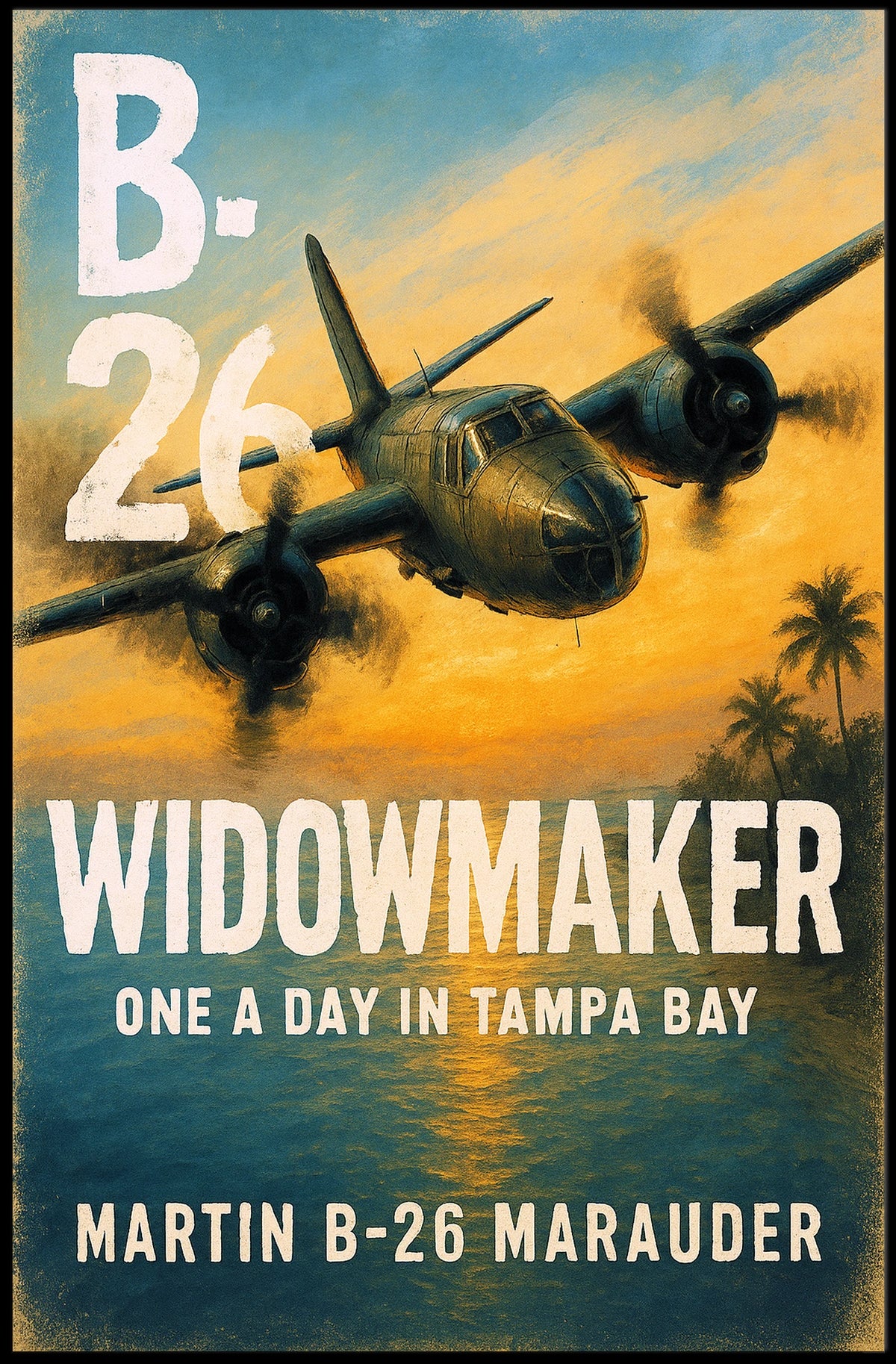 Martin B-26 Marauder Widowmaker Poster
