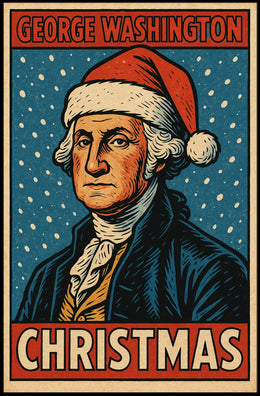 George Washington Christmas Poster