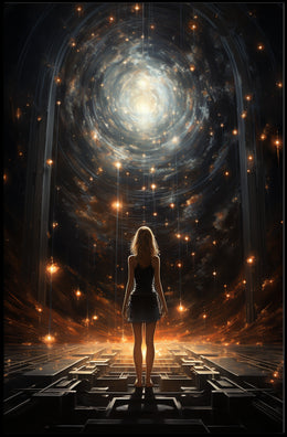 Journey To The Cosmic Vortex Poster PosterGoat