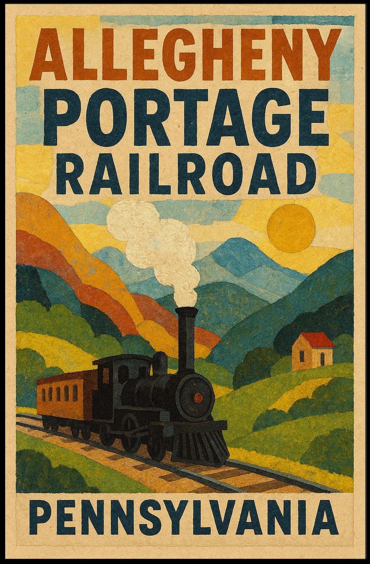 Allegheny Portage Railroad Poster