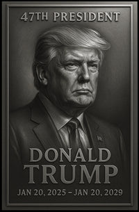 Donald Trump 47th President Poster