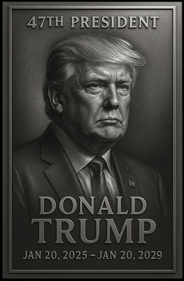 Donald Trump 47th President Poster