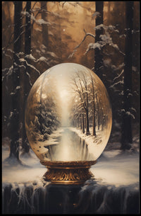 Winter Wonderland Globe Poster
