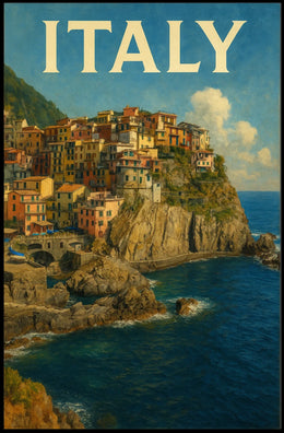 Italy Coastal Beauty Poster