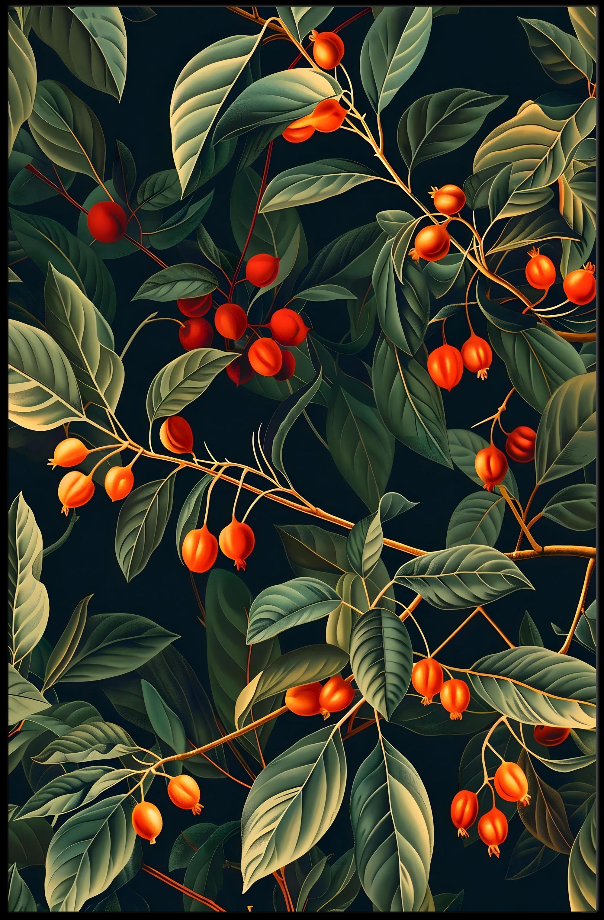 Botanical Elegance Wall Art Print