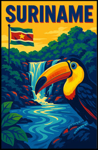 Suriname A Tropical Paradise Poster