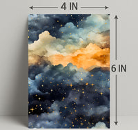 Dreamy Celestial Night Sky: Space or Astronomy Poster