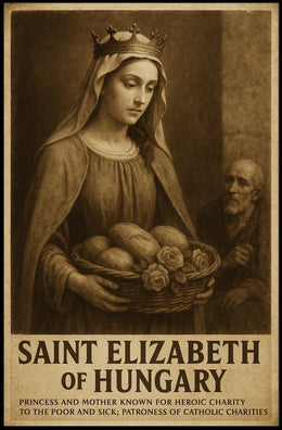Saint Elizabeth Of Hungary Poster