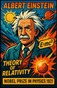 Einstein Relativity Modern Science Enthusiasts Poster