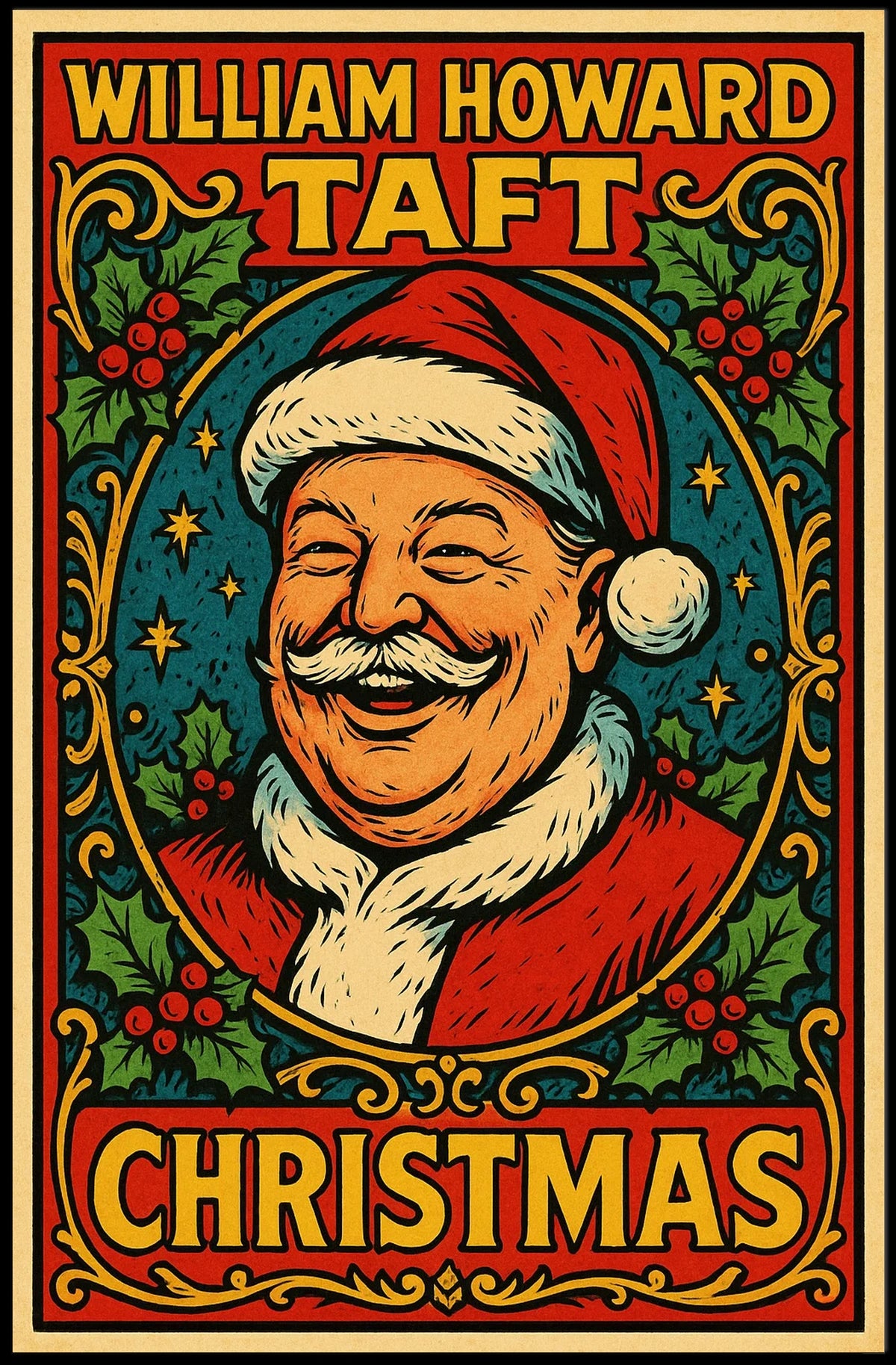 William Howard Taft Christmas Poster