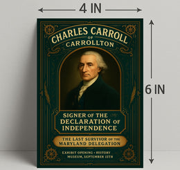 Charles Carroll of Carrollton Signer of the Declaration of Independence Poster PosterGoat