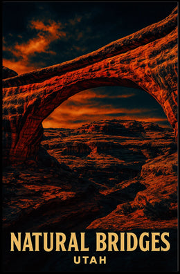 Natural Bridges of Utah Poster