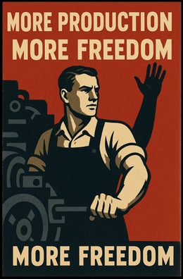 More Production, More Freedom Poster