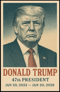 Donald Trump 47Th President Poster