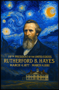 Rutherford B. Hayes 19th President of the United States Presidential Masterpiece Series Poster