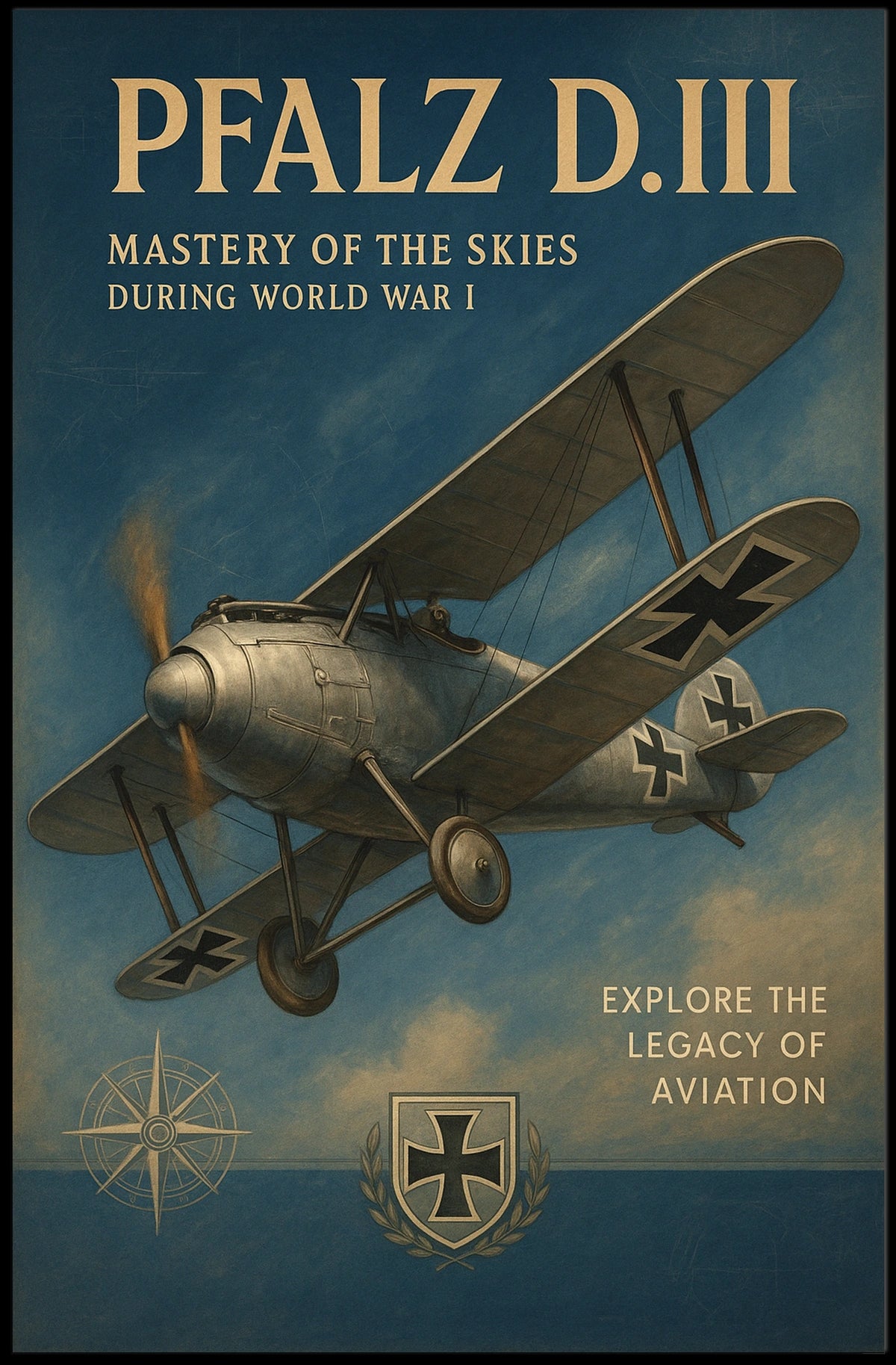 Pfalz D.III Mastery of the Skies Poster