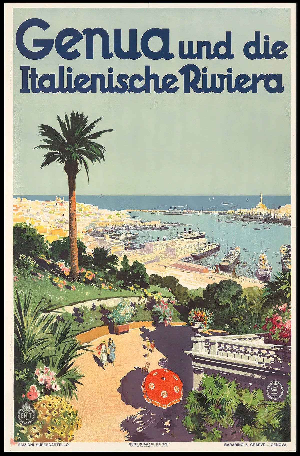 Genua Und Die Italienische Riviera Poster