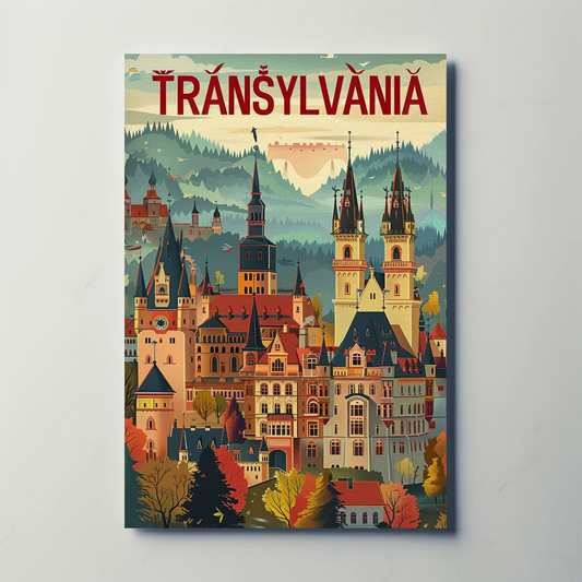 Transylvania Vintage Poster