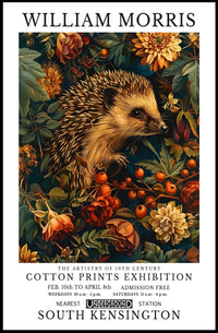 William Morris Hedgehog Art Print Cultural or Heritage Poster
