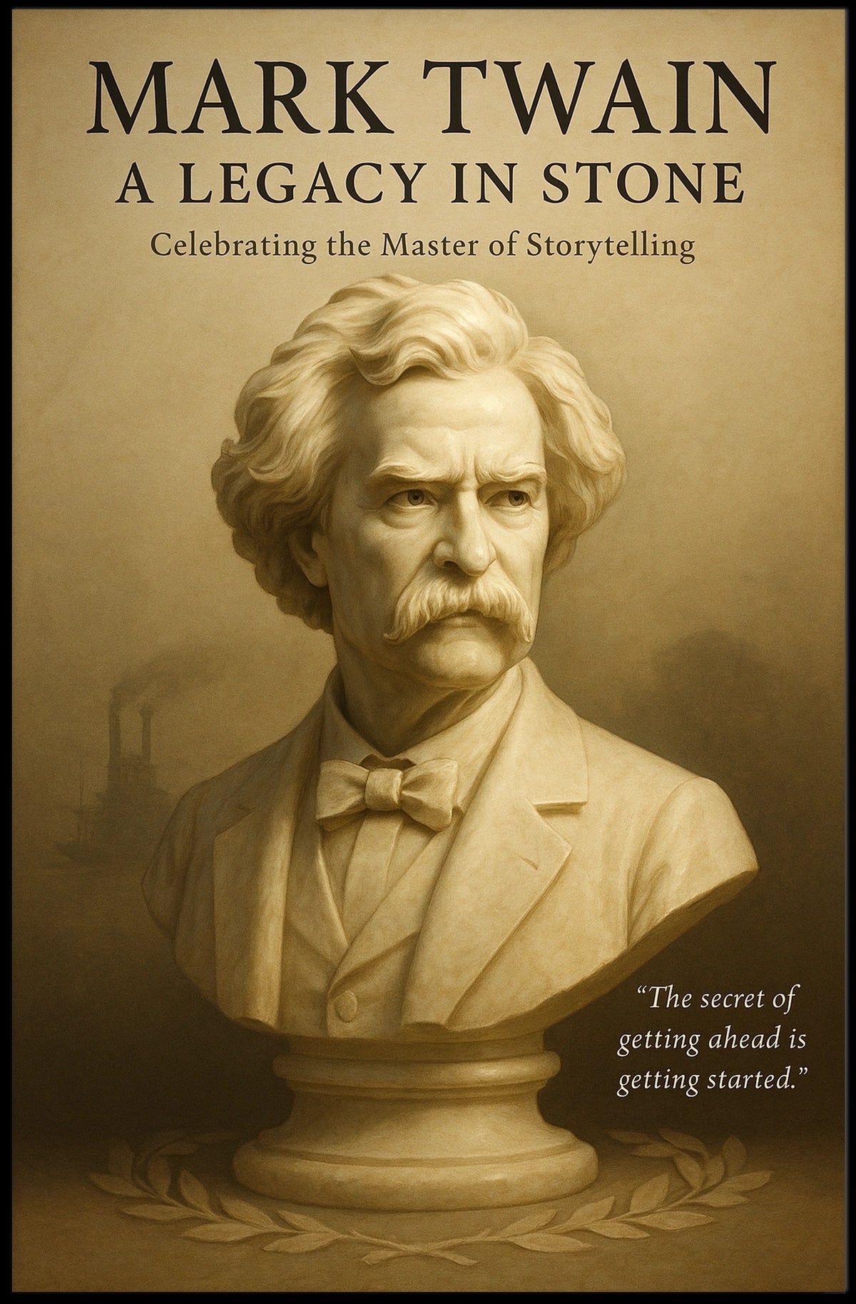 Mark Twain A Legacy in Stone Poster