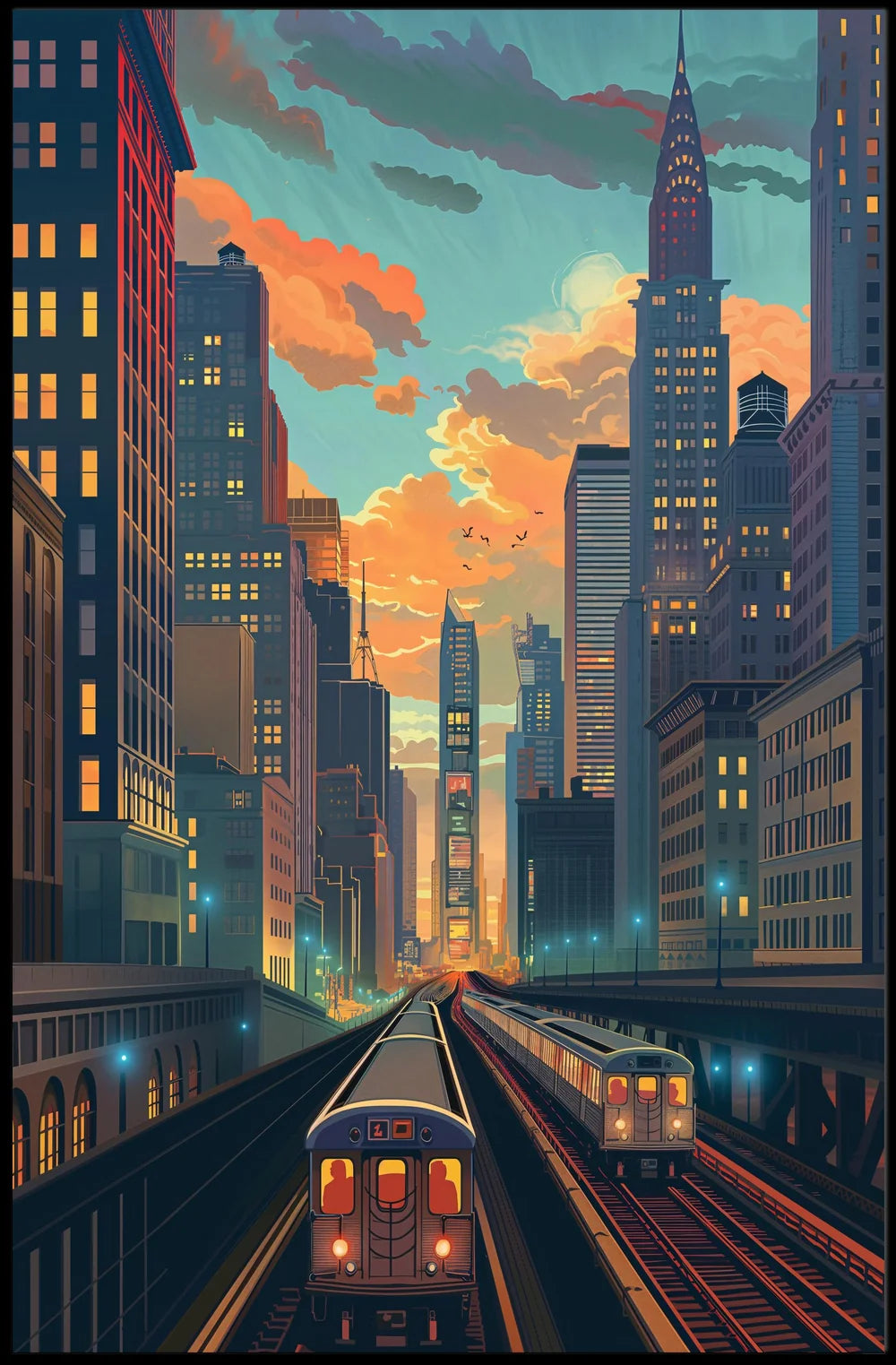 Minimalist Typography "my i!" Art Poster
