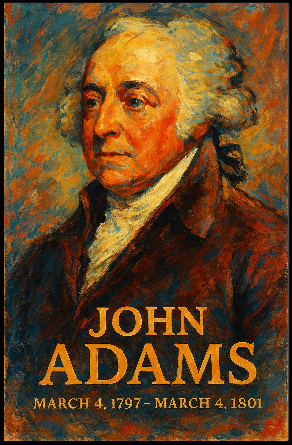 John Adams 2Nd President Poster