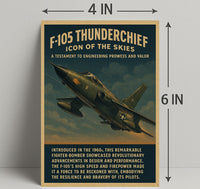 F-105 Thunderchief Icon of the Skies Poster PosterGoat
