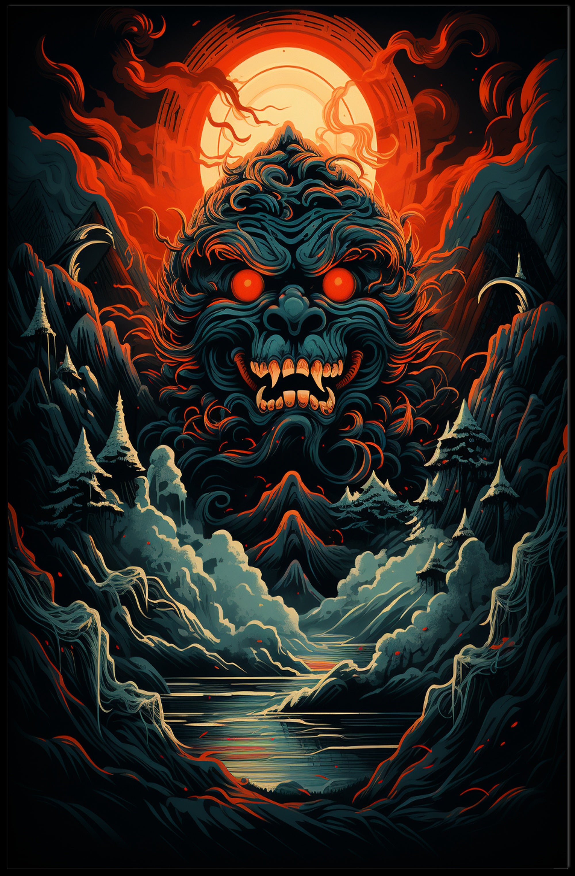 The Enchanted Mountain Poster