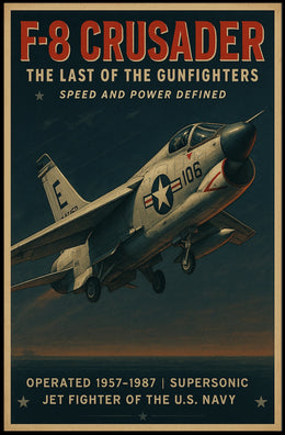 F-8 Crusader The Last of the Gunfighters Poster